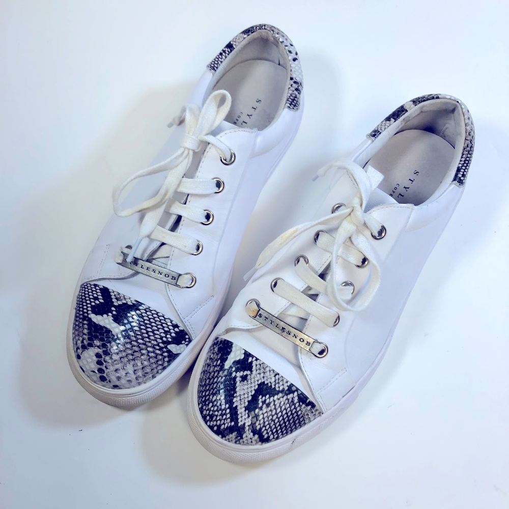 Stylesnob Copenhagen women leather trainers sz 10